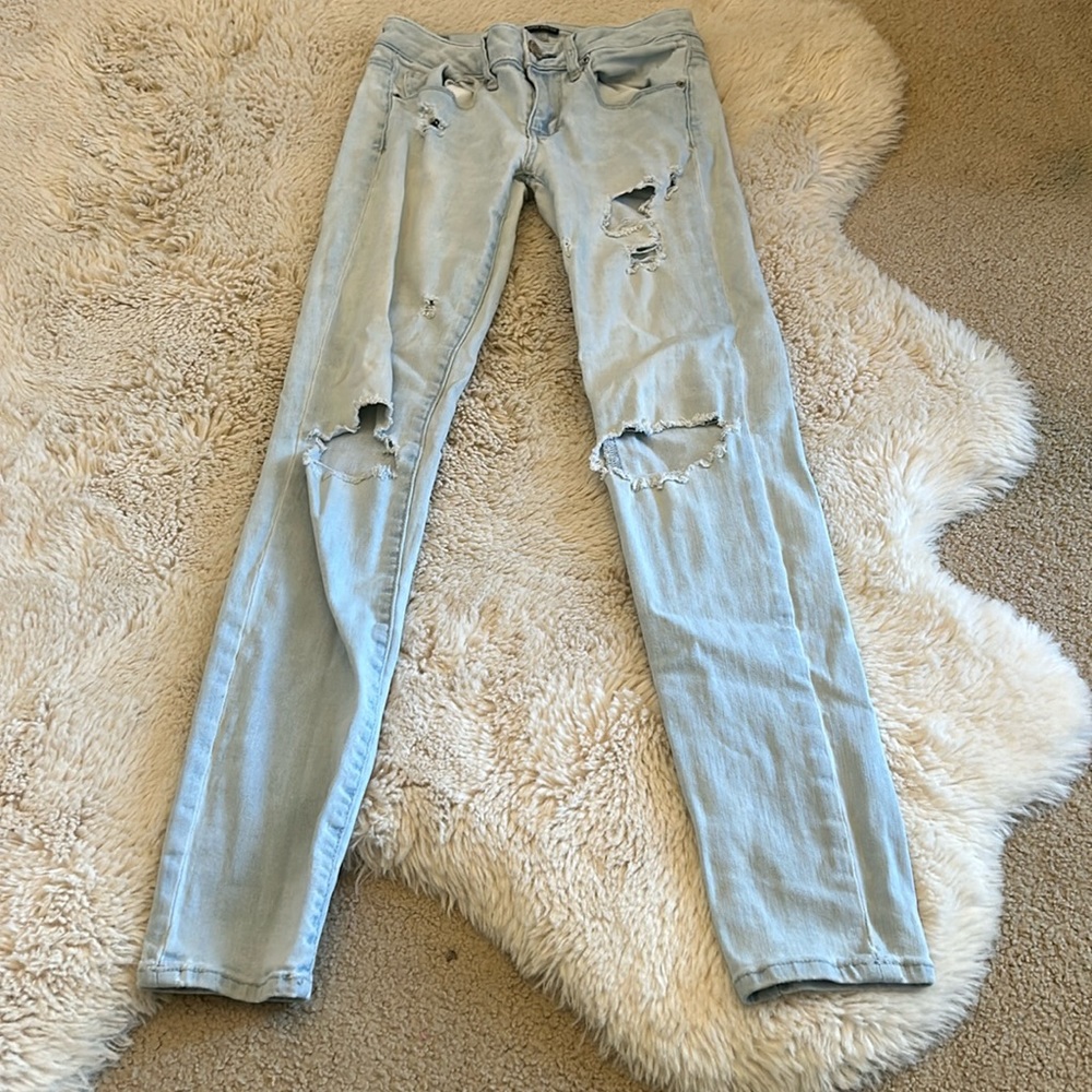American Eagle Ripped Skinny Jeans